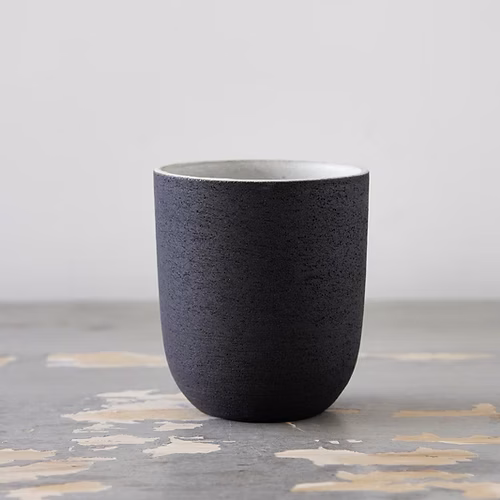 Handmade Dark Grey Minimalist Mug
